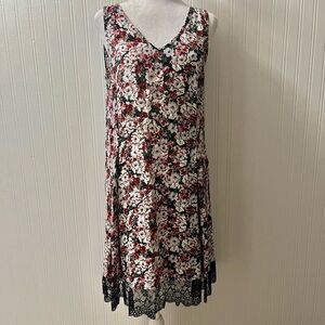 Peppermint Floral Lace Dress